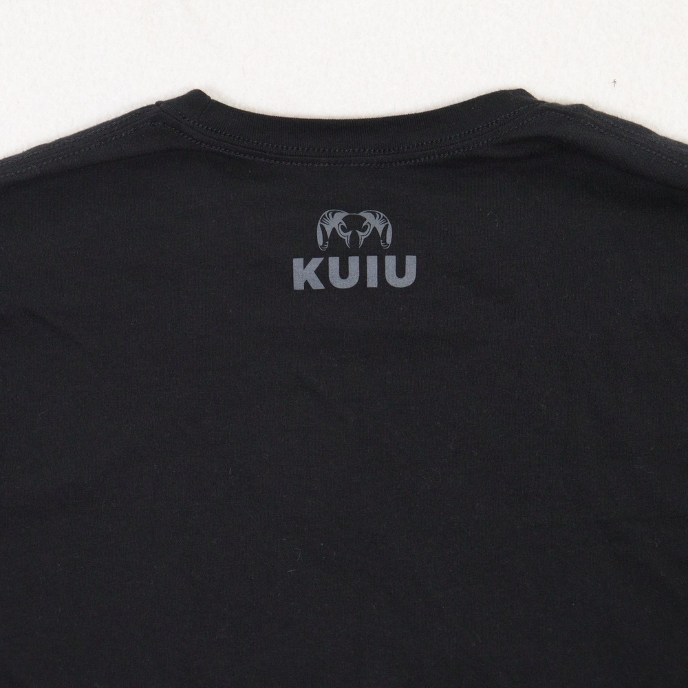 KUIU T-Shirt Graphic Logo Hunting Outdoor Black Cotton Blend Men XL - Picture 3 of 6